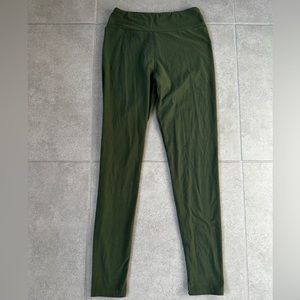LuLaRoe Green Leggings One Size Women